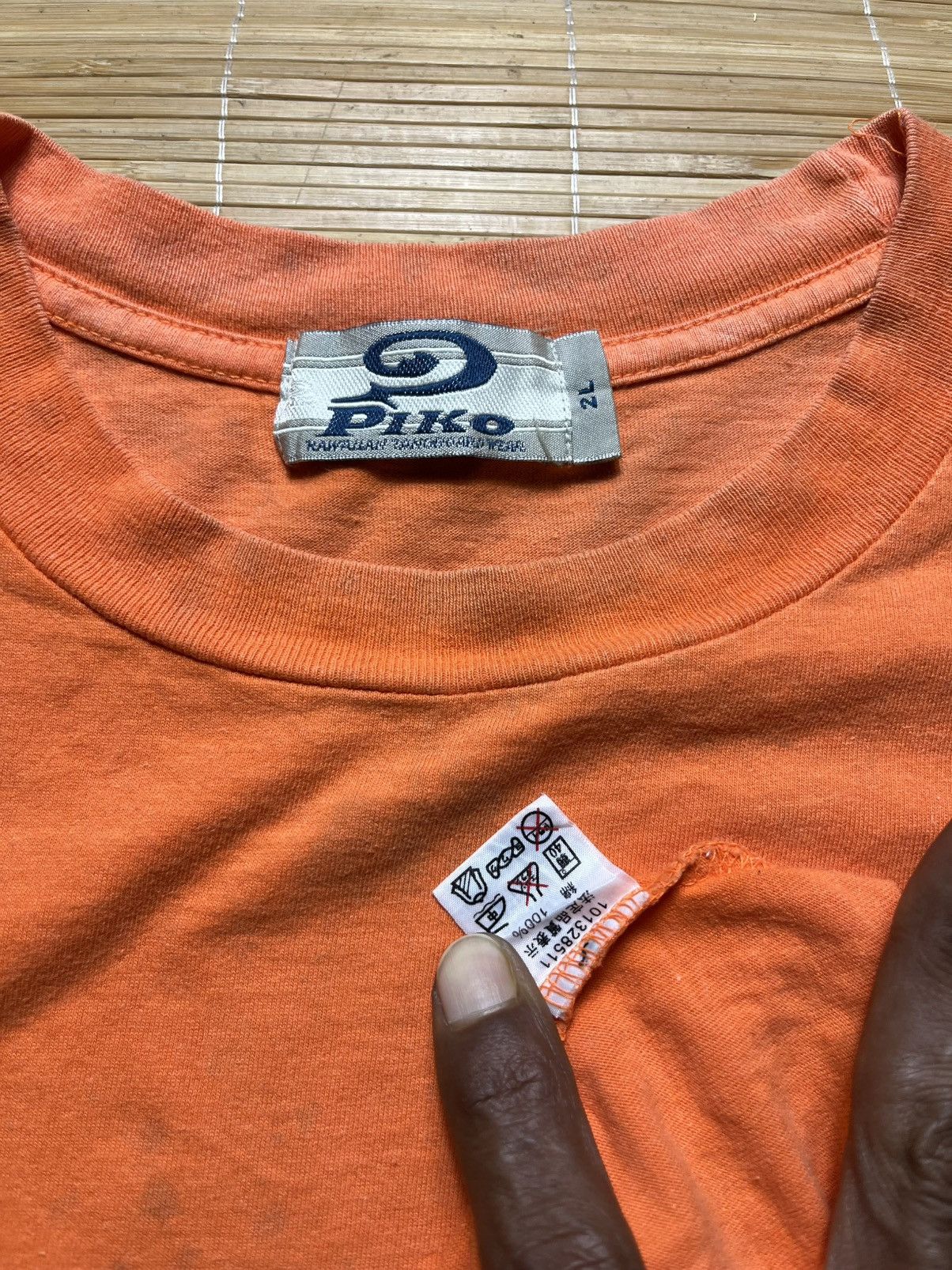 Vintage Vintage 90s boxy piko Hawaiian longboard wear t shirt Size US L / EU 52-54 / 3 - 5 Thumbnail