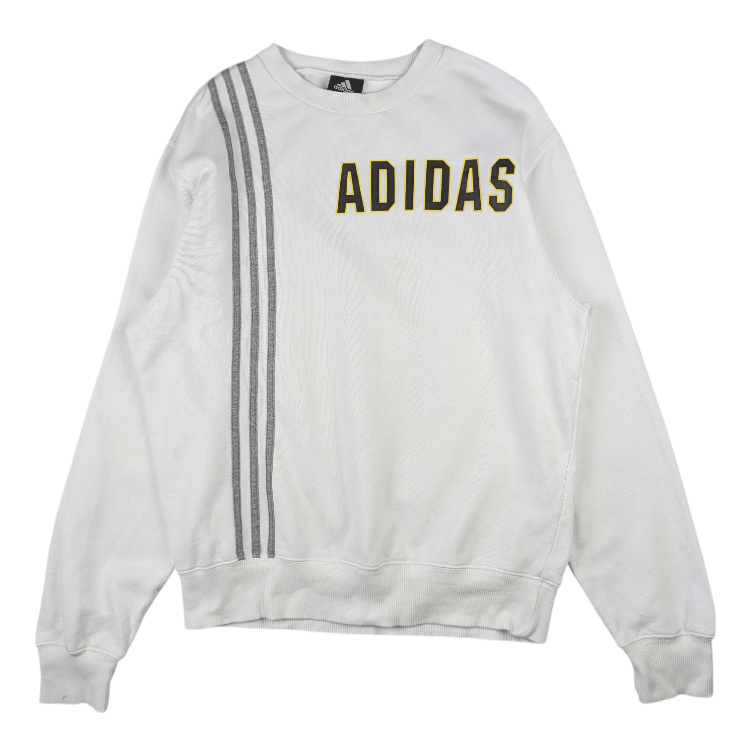 Adidas ADIDAS Big Spell Out Logo Crewneck Sweatshirts Size US S / EU 44-46 / 1 - 3 Thumbnail
