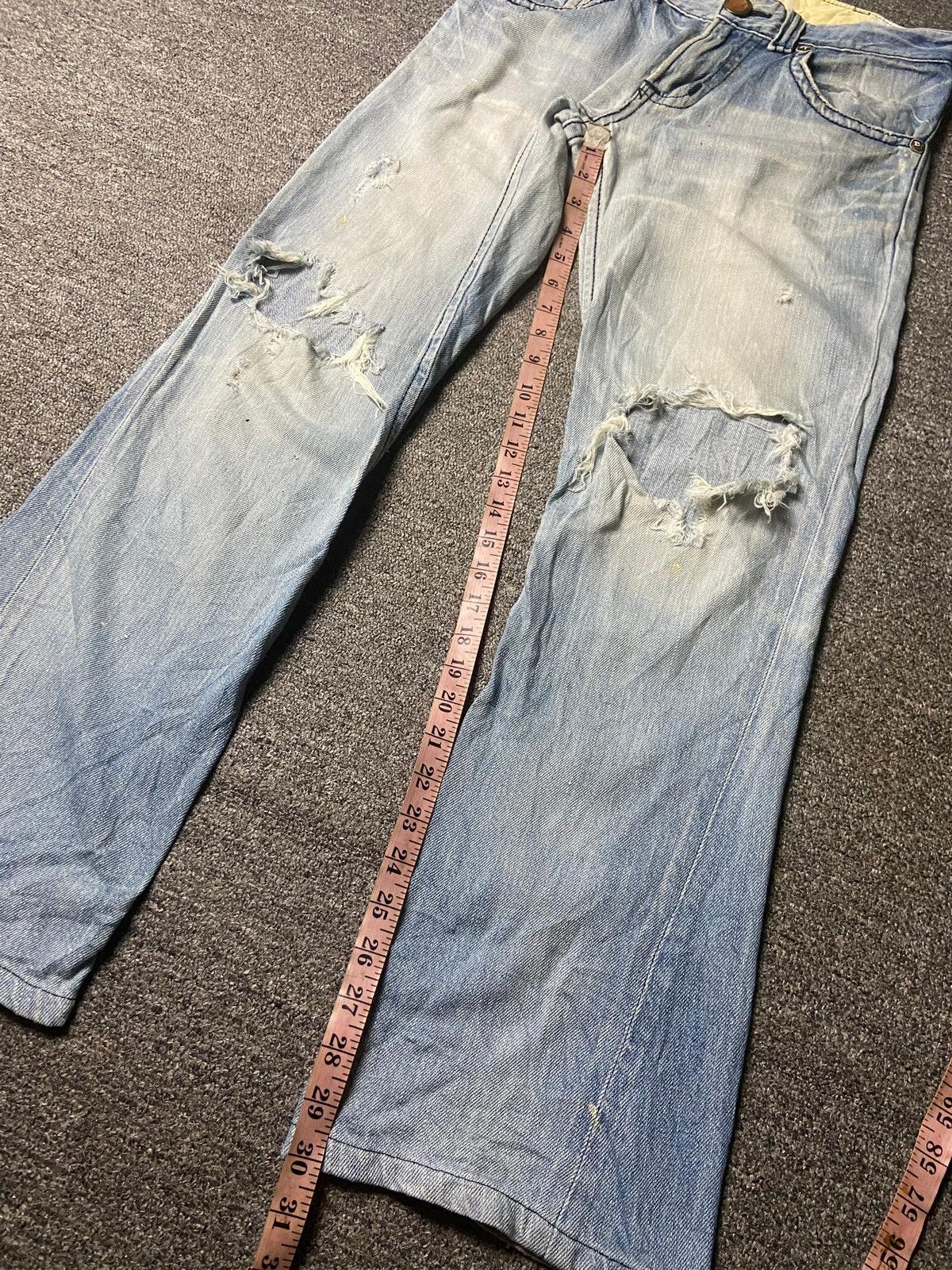 Edwin Edwin Blue Trip Distressed Denim Ripped Jeans (152) Size US 32 / EU 48 - 7 Thumbnail