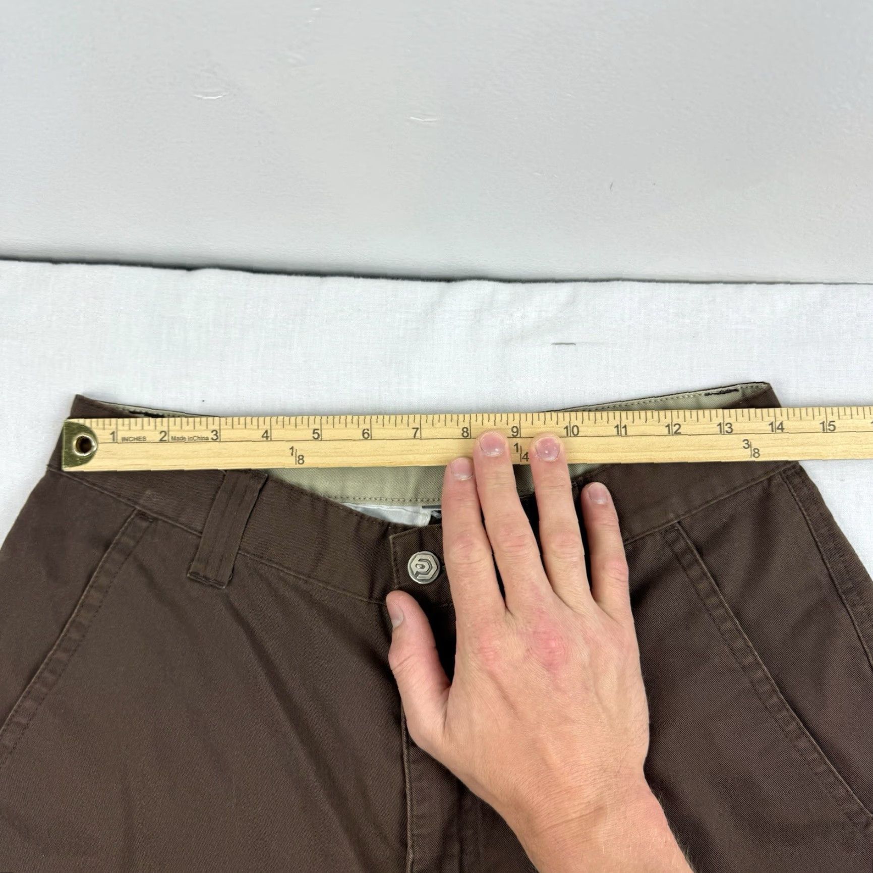 Ocean Pacific VINTAGE Ocean Pacific Cargo Pants Men 32x31 Brown Cargo 90s Y2K Punk Hipster Ocean Pacific Pants Mens Brown 1984bb Size US 32 / EU 48 - 7 Thumbnail