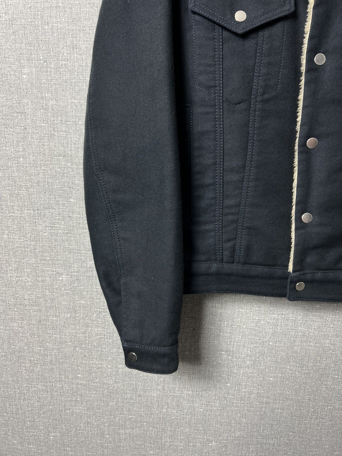 Sandro Sandro Dark Navy Fully Lined Shearling Jacket Men’s Size S Size US S / EU 44-46 / 1 - 4 Thumbnail