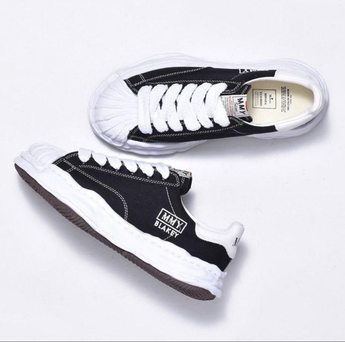 Maison MIHARA YASUHIRO MIHARA YASUHIRO shoes blakey original sole canvas Low-Top 42 Size US 9 / EU 42 - 2 Thumbnail