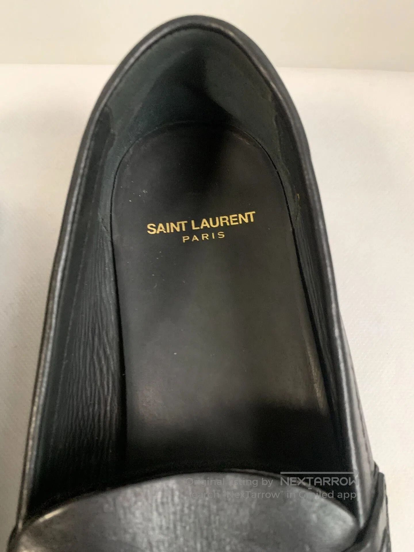 Saint Laurent Paris Saint Laurent Black Tassel Loafers. Size US 8 / EU 41 - 4 Thumbnail