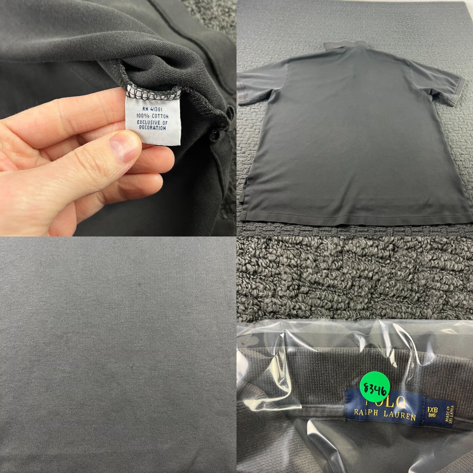 Polo Ralph Lauren Polo Ralph Lauren Shirt Mens Big 1X Gray Short Sleeve Polo Shirt Mens Big 1X Gray Short Sleeve Polo Size US XL / EU 56 / 4 - 8 Thumbnail