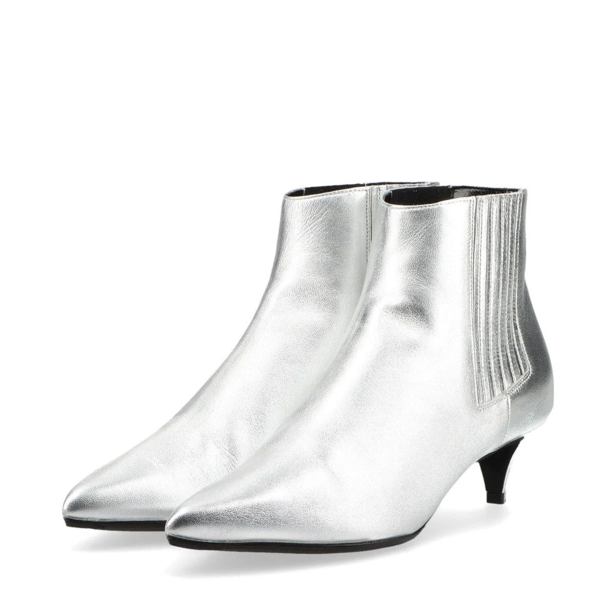Celine o1y0725 Ankle Boots in Silver Size US 8 / IT 38 - 3 Thumbnail