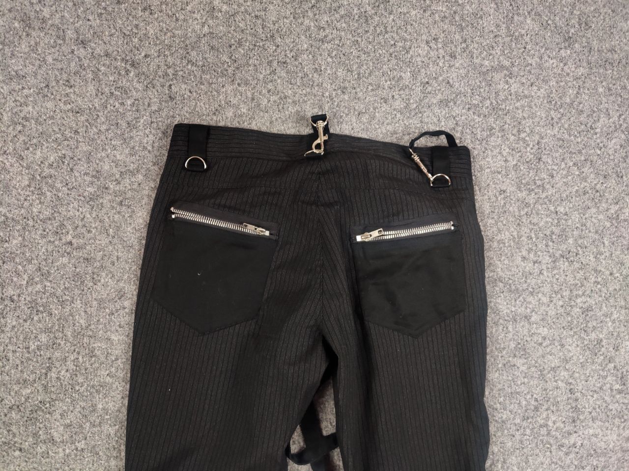 Japanese Brand Rare Mercy Y2K Bondage Zip Pants Cyber Punk Rave Techno Size 32" / US 10 / IT 46 - 11 Thumbnail