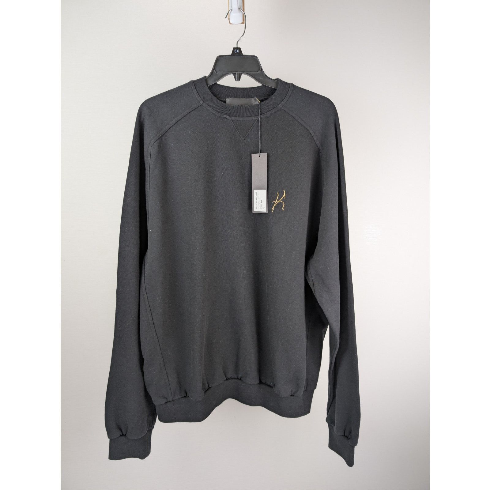 Haider Ackermann o1rshd1 Embroidered Sweater Perth in Black Size US XXL / EU 58 / 5 - 3 Thumbnail