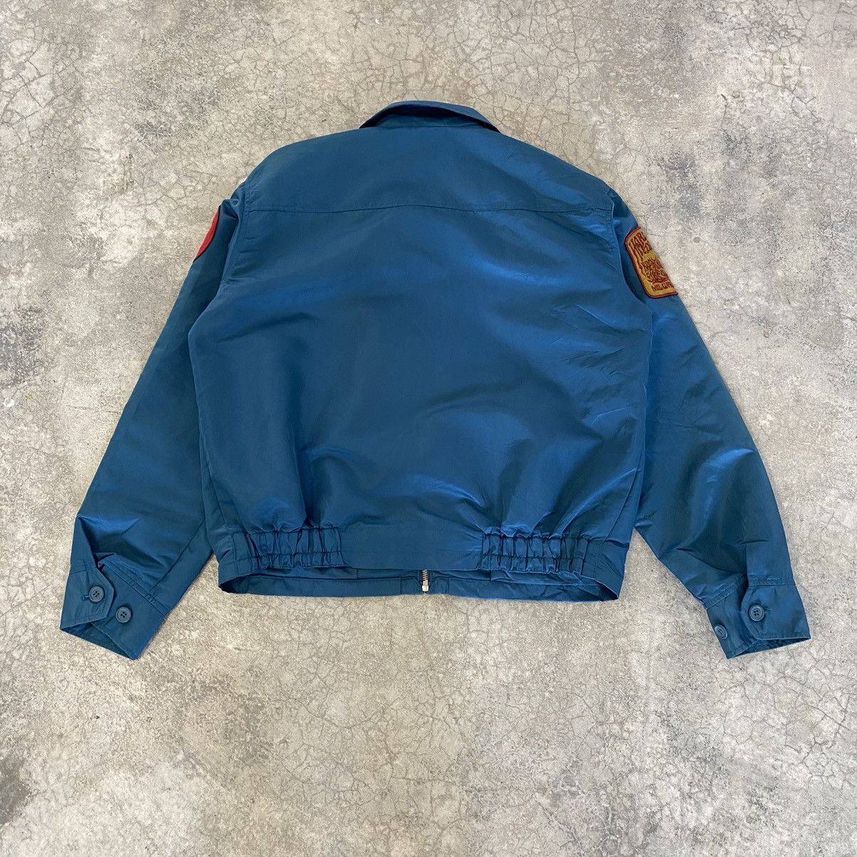 Harley Davidson Vintage Harley Davidson Patches Nylon Zipper Jacket Size US L / EU 52-54 / 3 - 14 Thumbnail