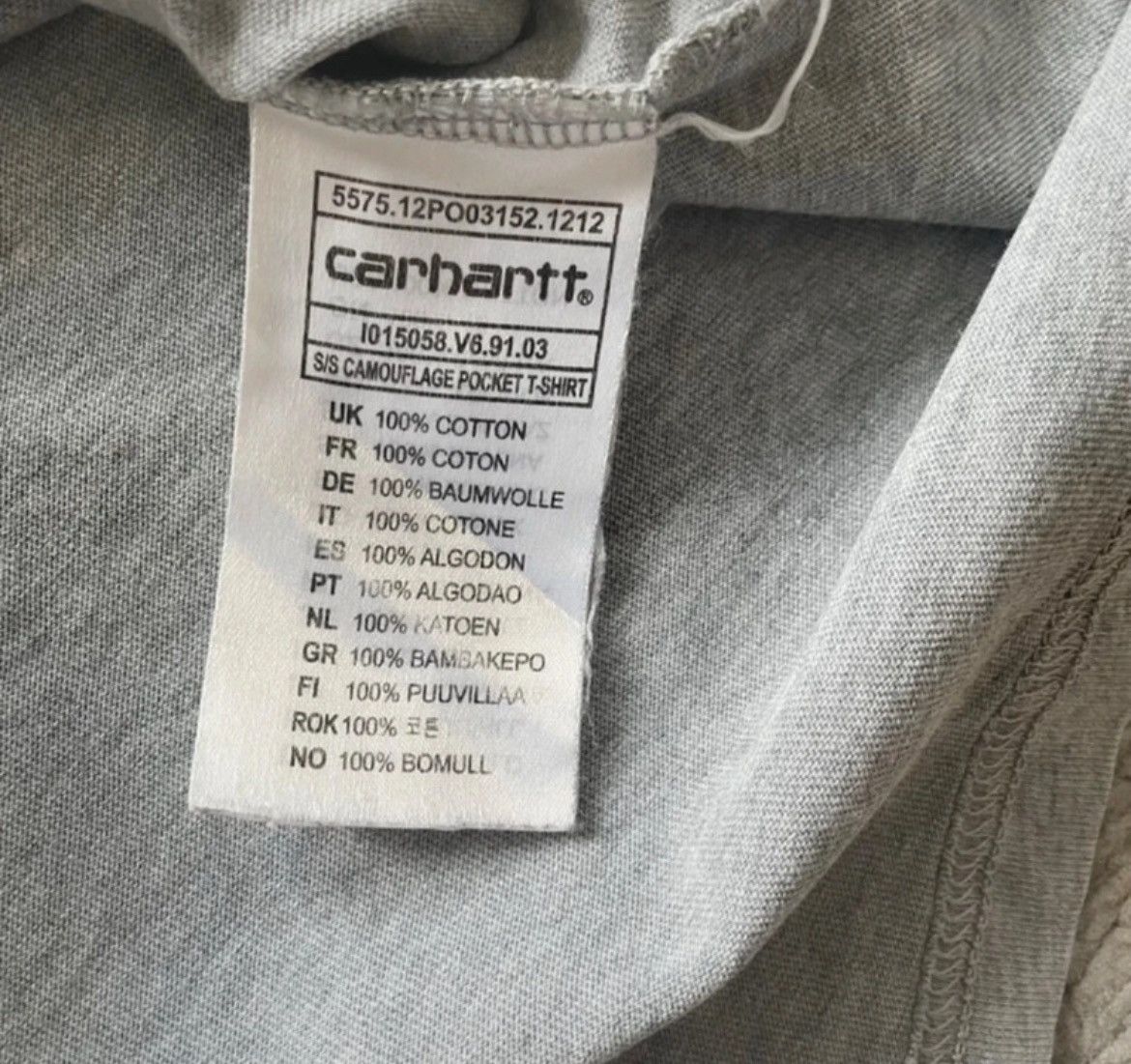 Carhartt Wip Carhartt WIP x Work In Progres x Gray T-shirt x Kamo Pocket Size US M / EU 48-50 / 2 - 4 Thumbnail
