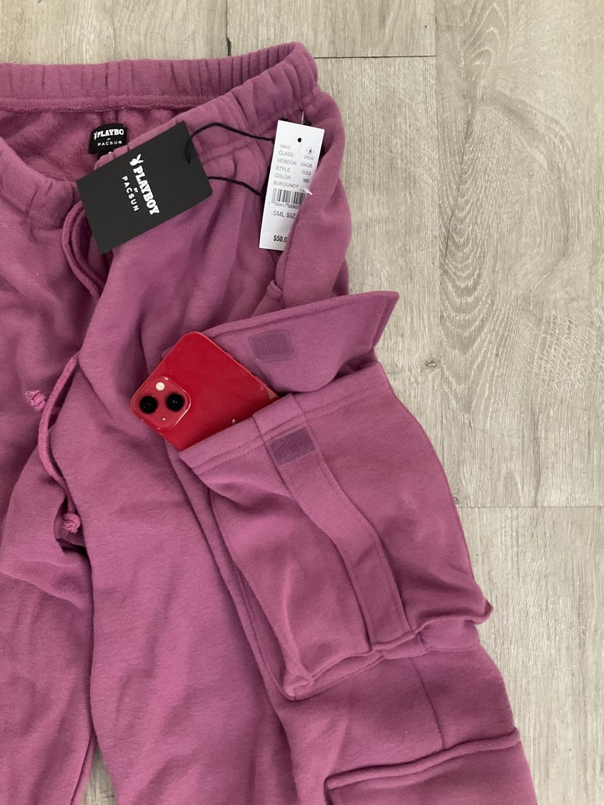 Pacsun × Playboy Playboy By PacSun Cargo Sweatpants Size 27" / US 4 / IT 40 - 5 Thumbnail