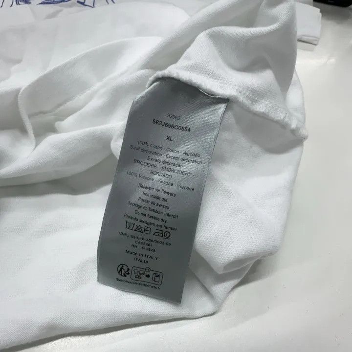 Dior Dior Hylton Nel SS25 Logo Printed Loose T-Shirt 0079-2507 Size US XL / EU 56 / 4 - 4 Thumbnail