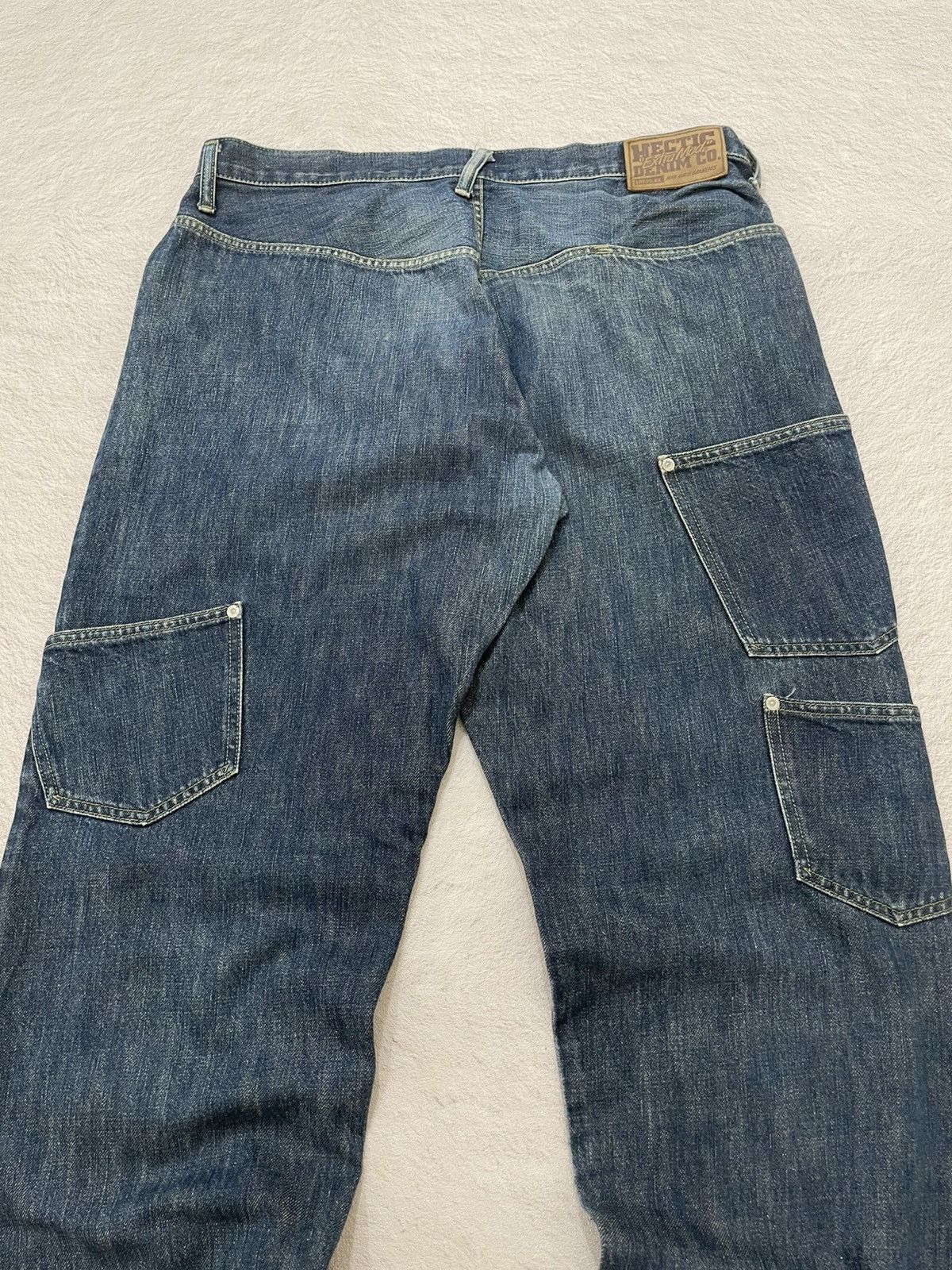 Japanese Brand 2000s Kara Kiru Denim Multi Pocket Loose Fit Size US 35 - 6 Thumbnail