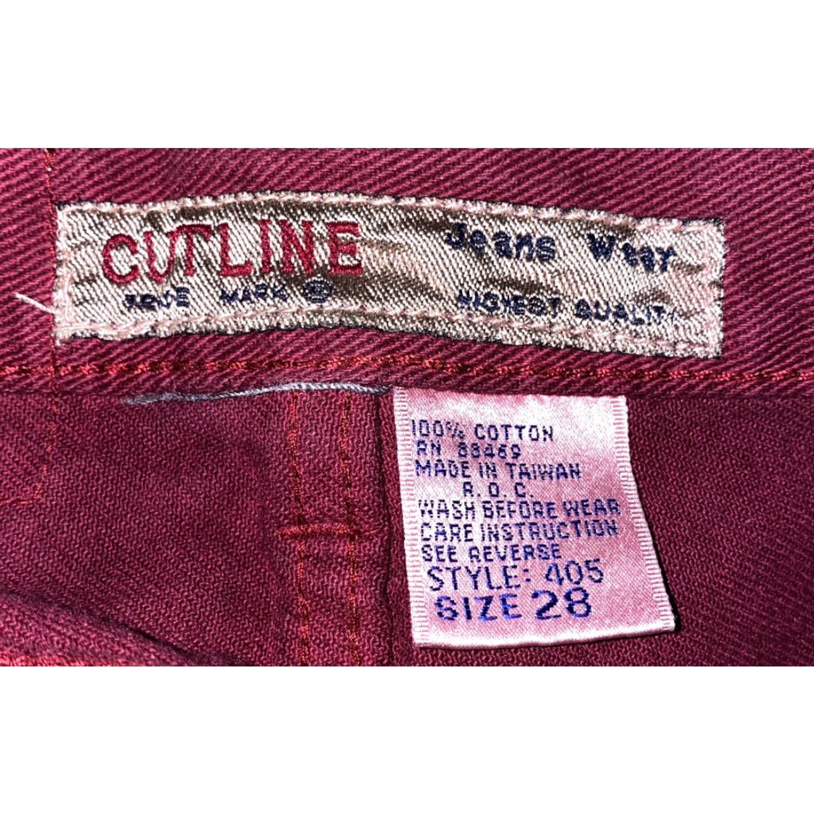 Vintage VINTAGE Vtg 1980’s Cutline Jean Wear Mens Red Easy Fit Zip Fly Shorts NWT Size 28 Regular Mens Red Casual Shorts Size US 28 / EU 44 - 6 Thumbnail
