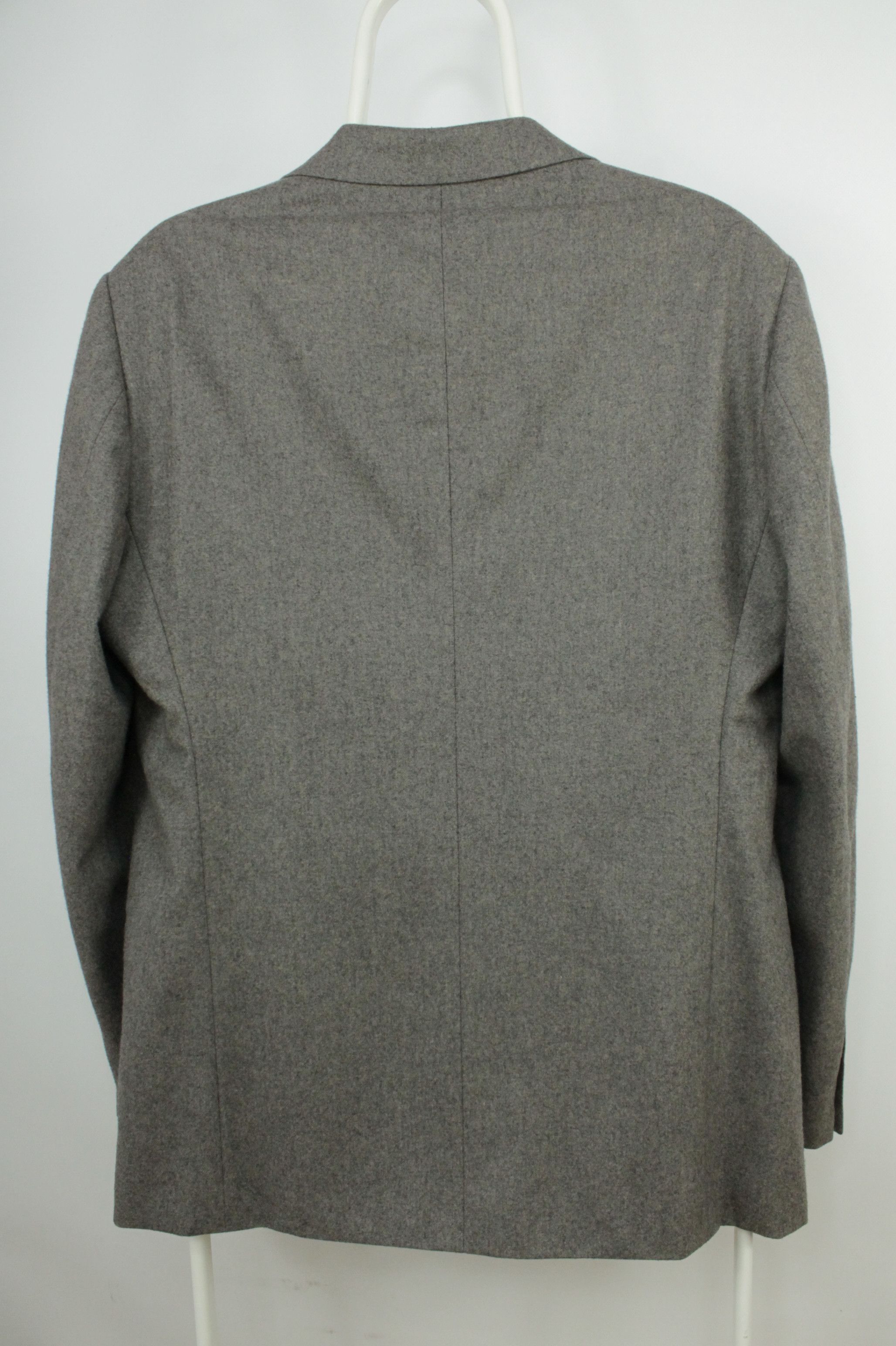Armani Collezioni Armani Collezioni Gray Fleece Wool Sport Coat Blazer Jacket Size US M / EU 48-50 / 2 - 6 Thumbnail