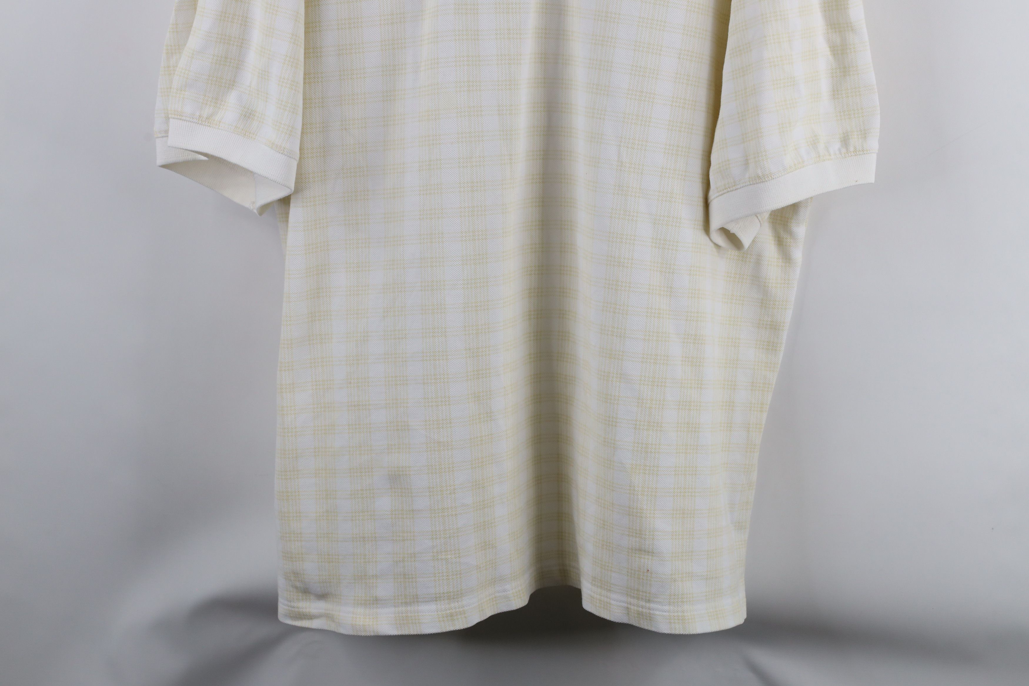 Vintage Vintage 90s Streetwear Plaid Pique Cotton Golf Polo Shirt Size US XXL / EU 58 / 5 - 3 Thumbnail