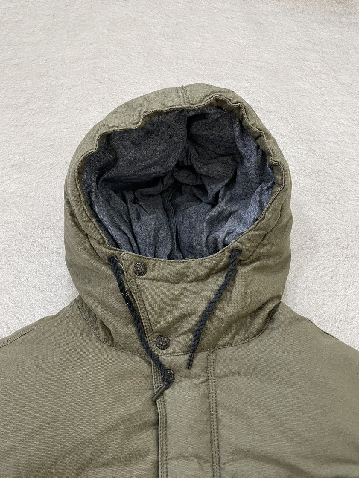 Levi's 2000s Vintage Levi’s Hooded Puffer Winter Parka Jacket Olive Size US XL / EU 56 / 4 - 7 Thumbnail