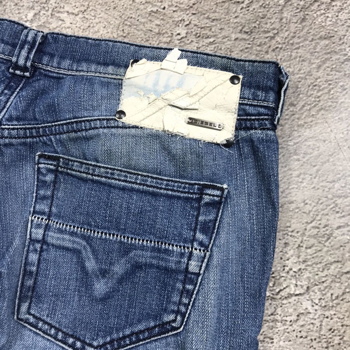 Diesel Vintage Diesel Japan 90s Low Rise Flared Distressed Denim Size 26" / US 2 / IT 38 - 7 Thumbnail