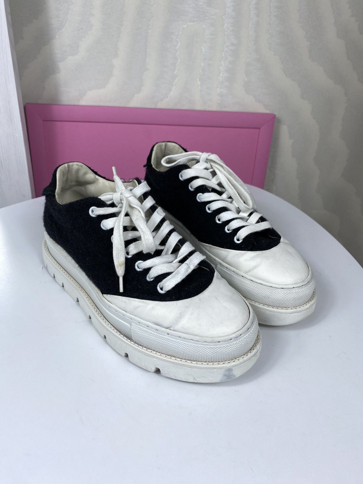 Maison Margiela MM6 Maison Margiela Platform Ponyhair Size US 8 / IT 38 - 2 Thumbnail