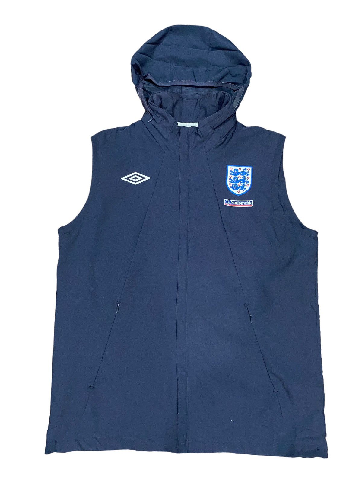 Umbro Umbro Sleeveless Hoodie Zipper Jacket (L) Size US L / EU 52-54 / 3 - 8 Thumbnail