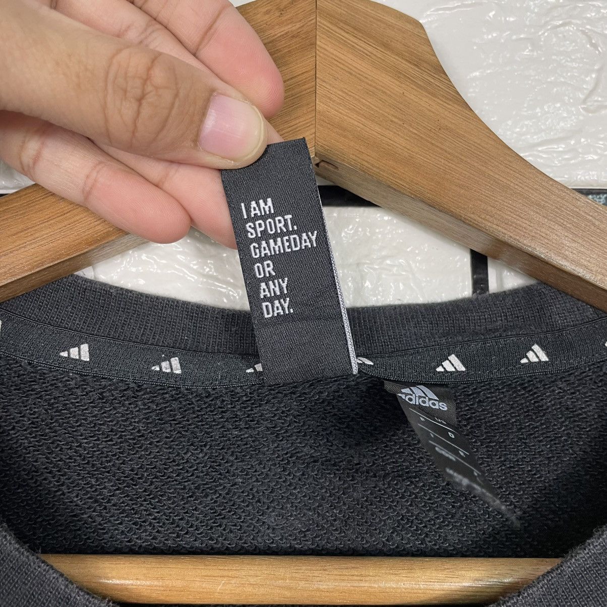 Adidas Adidas Big Logo Black Sweatshirt Size US M / EU 48-50 / 2 - 12 Thumbnail