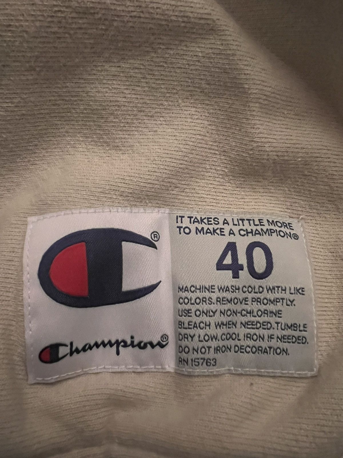 Champion Cream Champion Heavyweight Sweater Size US M / EU 48-50 / 2 - 4 Thumbnail