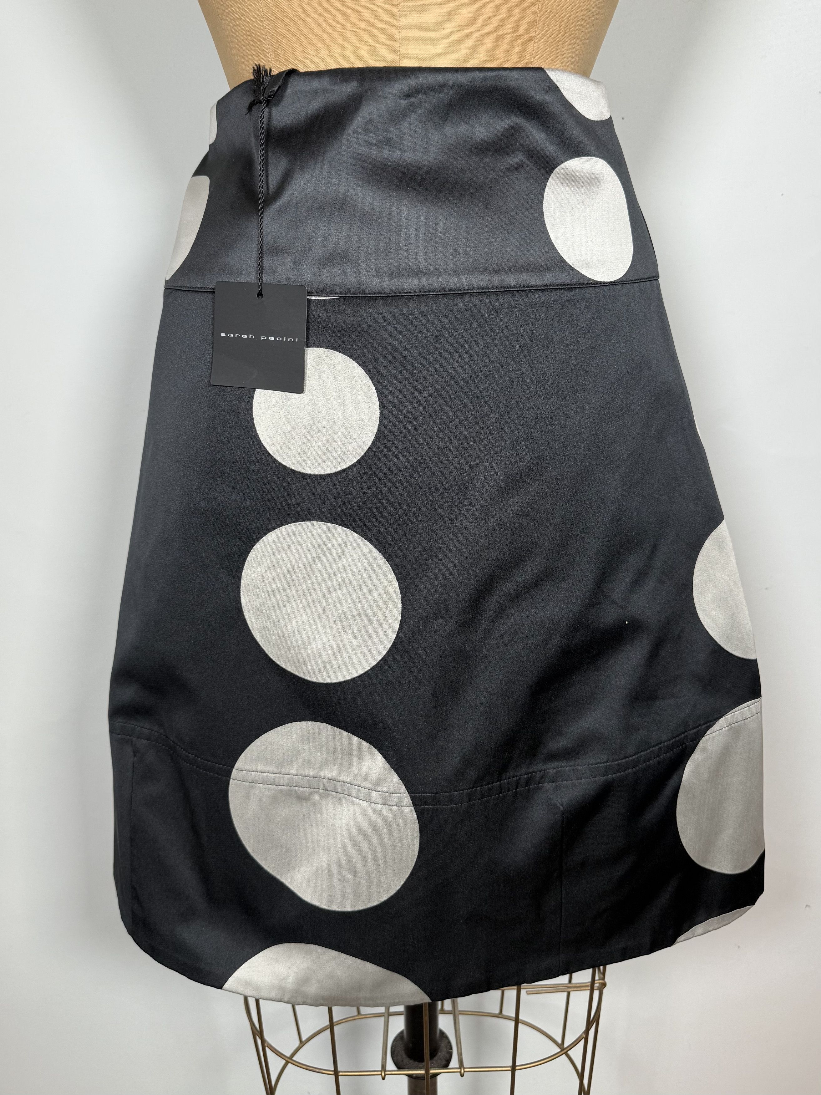 Sarah Pacini Sarah Pacini Polka Dot Skirt Size 27" / US 4 / IT 40 - 2 Thumbnail