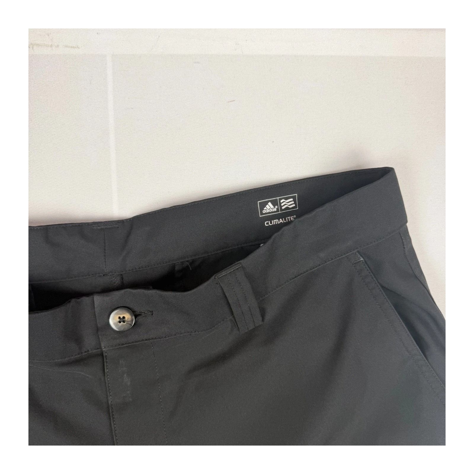 Adidas Adidas 3-Stripe Climalite Performance Men's Golf Pants Black Size US 34 / EU 50 - 7 Thumbnail