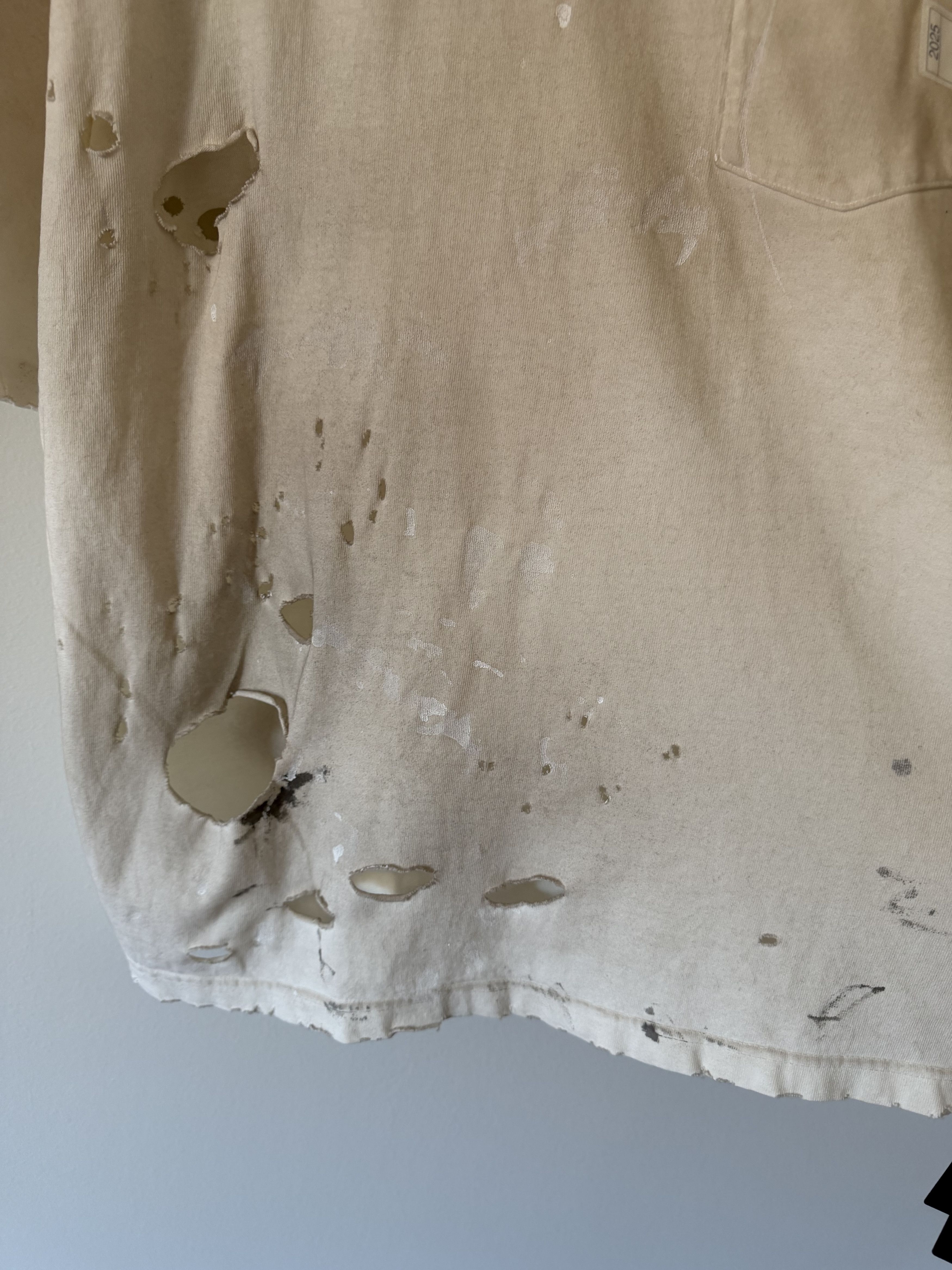 Neighborhood Neighborhood Savage Distressed Tee in White Size US L / EU 52-54 / 3 - 3 Thumbnail