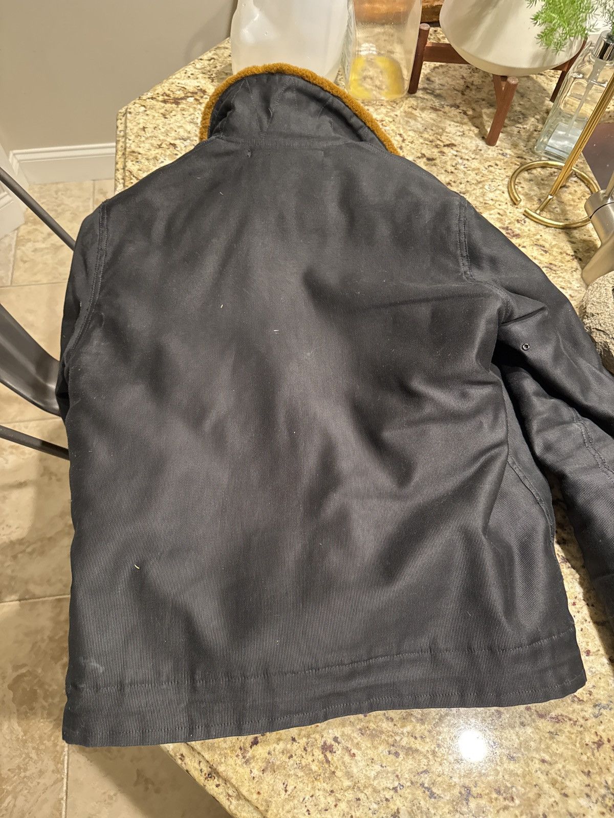 Pre-owned The Real Mccoys Real Mccoys Special N1 Deck Jacket Size 38 In Navy Blue