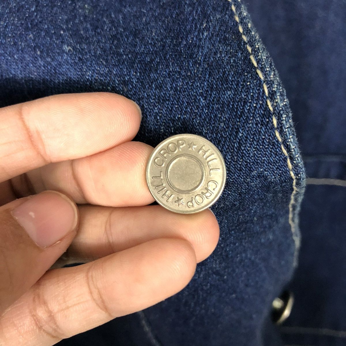Japanese Brand 🔥VINTAGE DENIM CHORE JACKET HILL CROP POCKET ISSEY MIYAKE Size US M / EU 48-50 / 2 - 17 Thumbnail