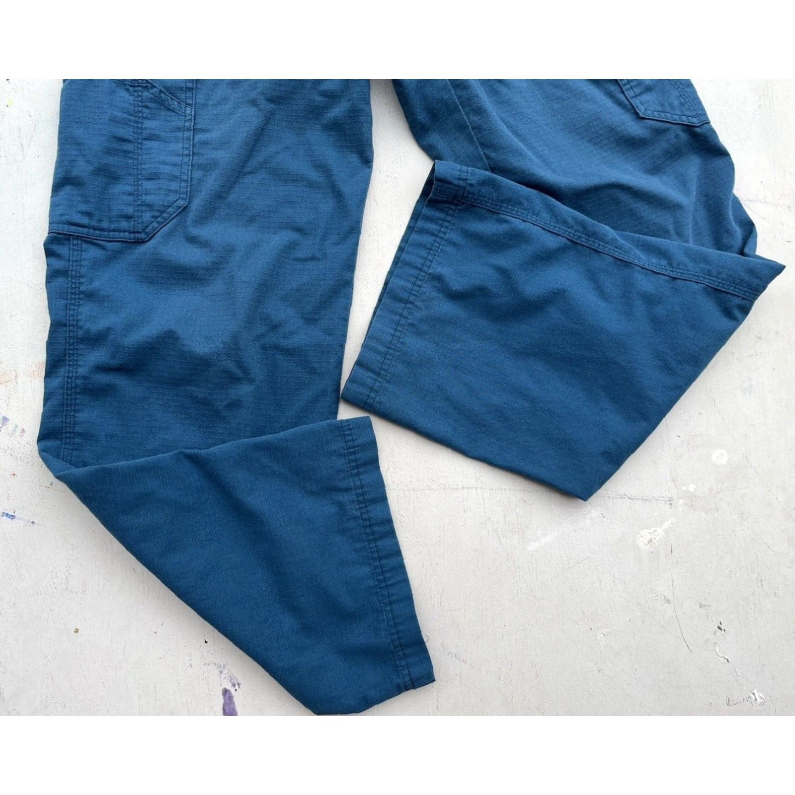 Carhartt VINTAGE Carhartt Pants Women Blue/Green Cargo S Hospital Nurse ER Workwear Size 28" / US 6 / IT 42 - 7 Thumbnail