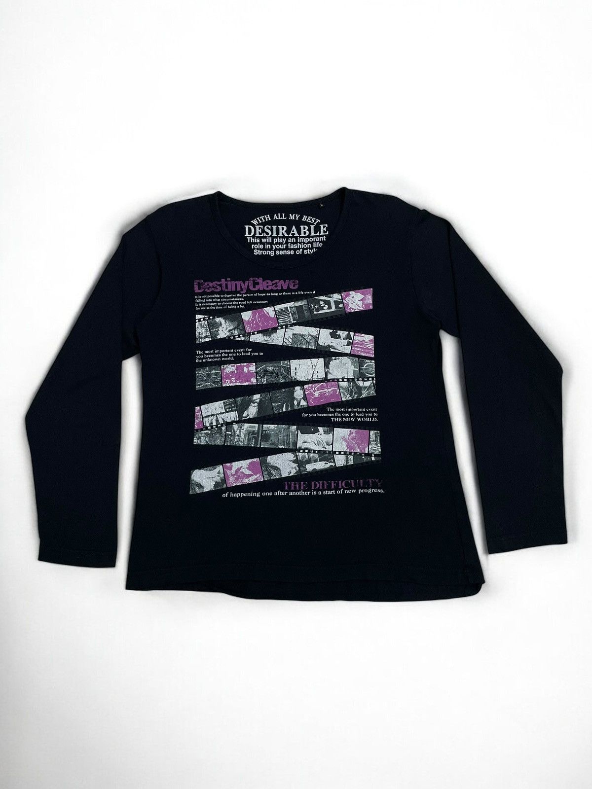 Hysteric Glamour Desirable Destiny Cleave Girl Vintage Photo Film Life Poem Size US M / EU 48-50 / 2 - 1 Thumbnail