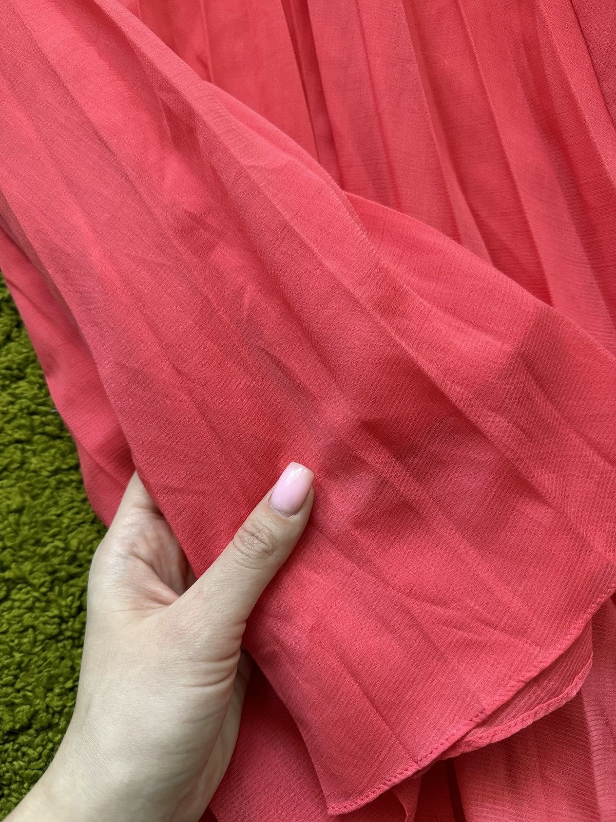 Designer × Sezane Sezane oldmoney style plisse maxi skirt Size 26" / US 2 / IT 38 - 7 Thumbnail