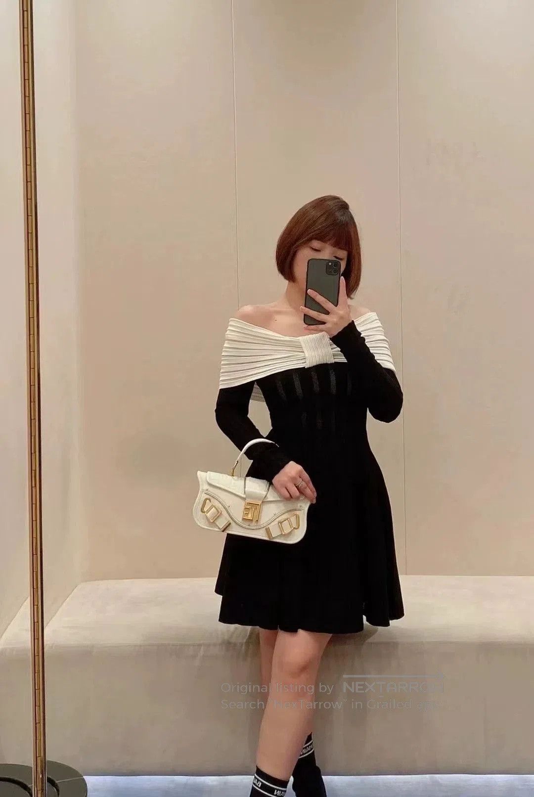 Balmain black and white off. Size US S / EU 44-46 / 1 - 9 Thumbnail