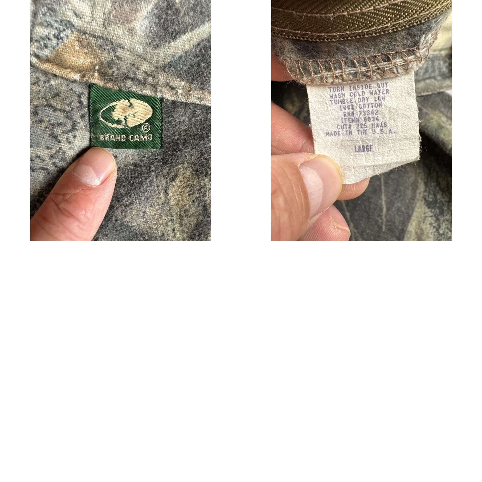 Vintage VINTAGE Mossy Oak Camo Cargo Pants USA Made Men’s Large Size US 33 - 9 Thumbnail