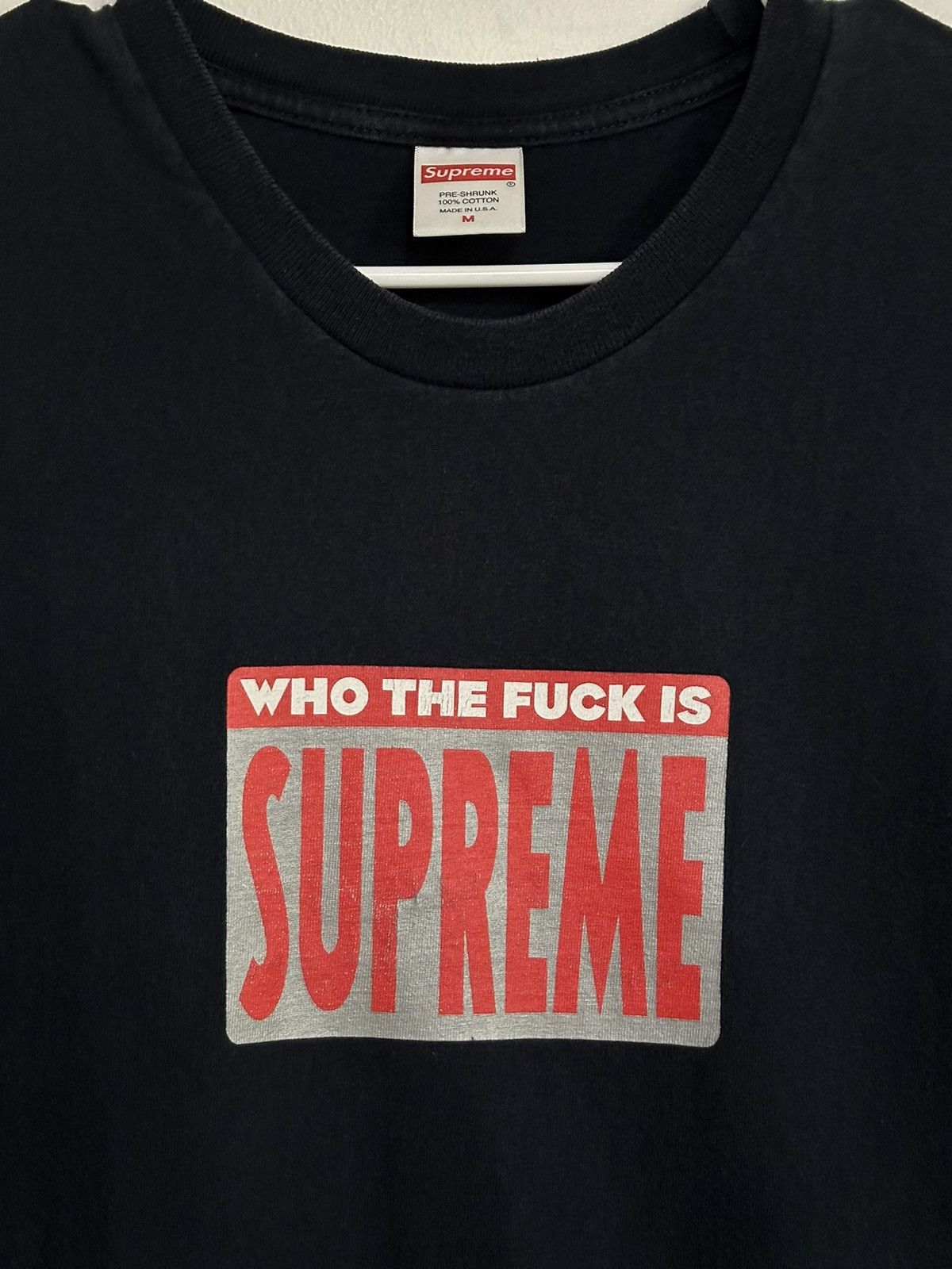 Supreme Supreme Who The Fuck Tee Size US M / EU 48-50 / 2 - 2 Thumbnail