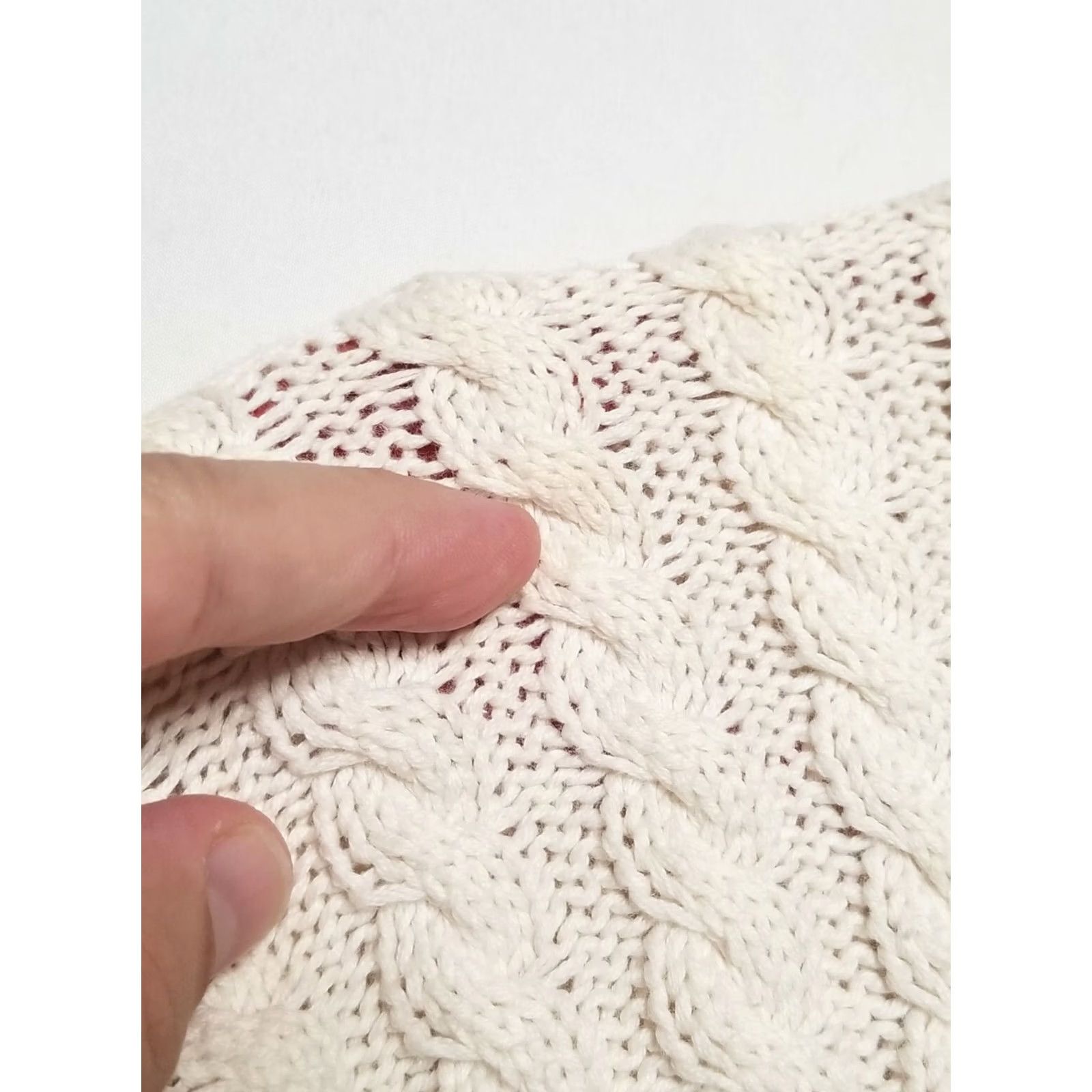 Brooks Brothers VTG Brooks Brothers Womens Sweater Cable-Knit Cotton Ivory Crewneck Pullover S Small Vintage Size S / US 4 / IT 40 - 6 Thumbnail