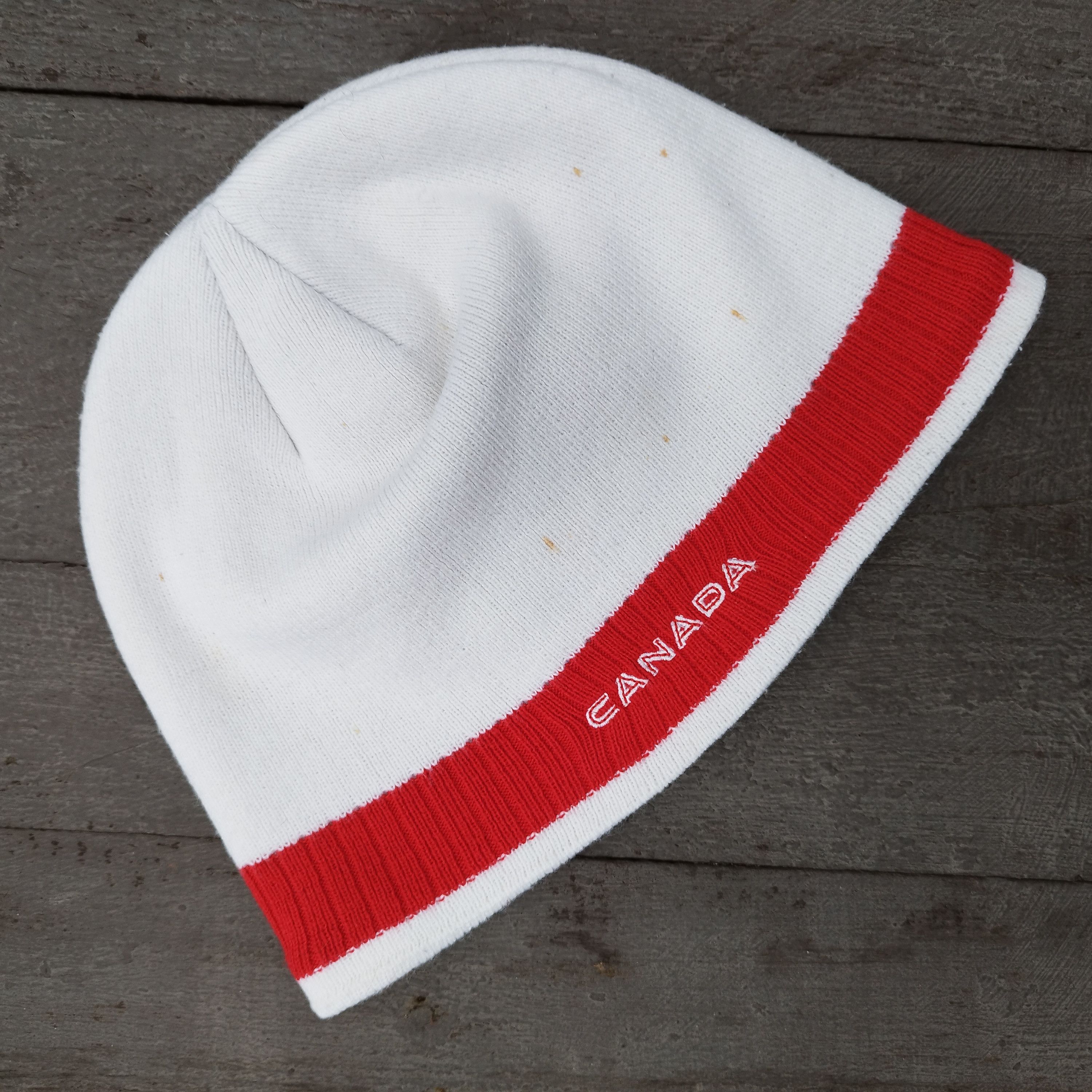 Nike VINTAGE Nike Hockey Canada Beanie | Y2K 00s Retro Winter Hat Size ONE SIZE - 4 Thumbnail