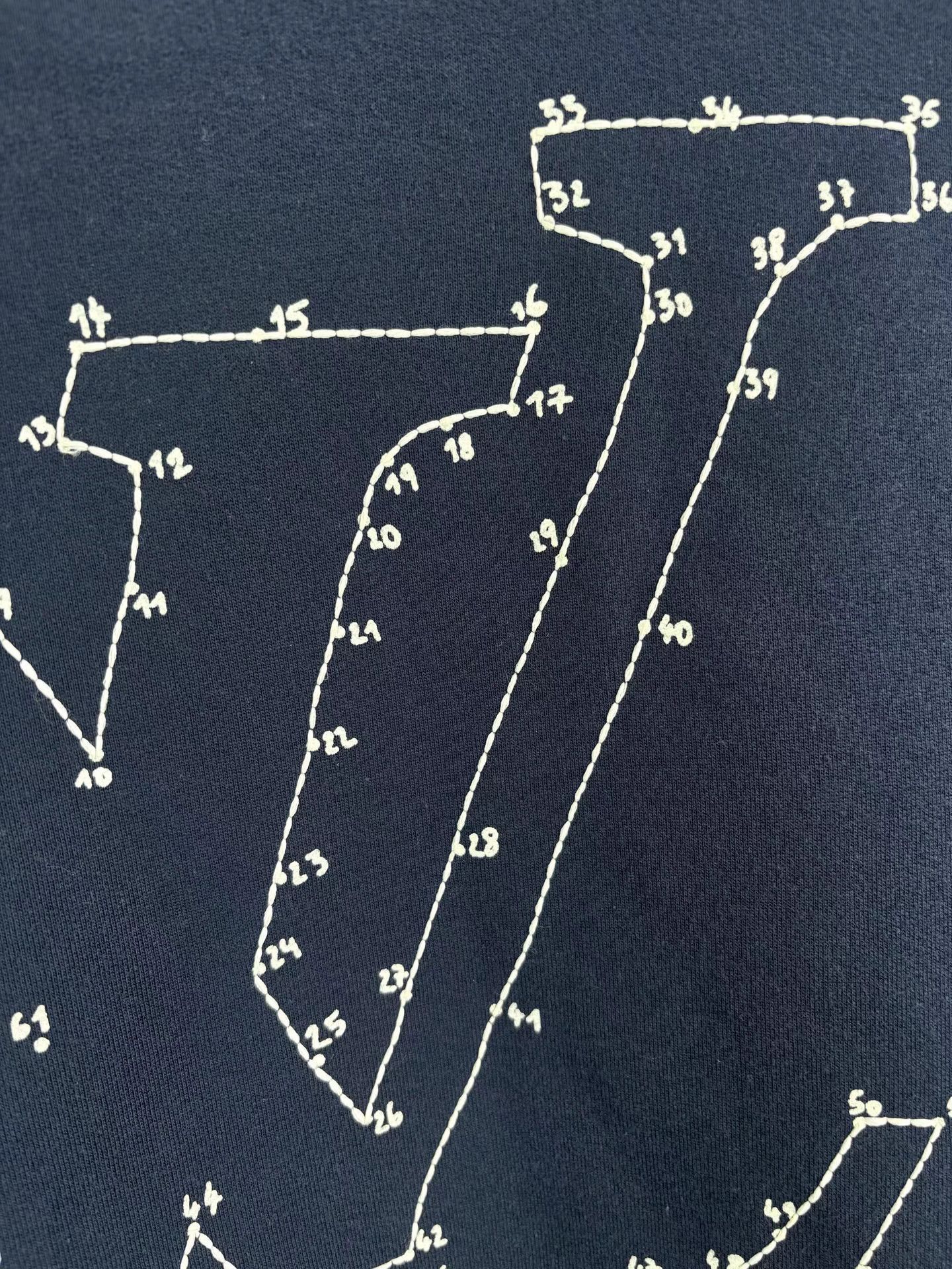 Louis Vuitton LV Dark Blue Long Sleeve Sweatshirt K1 Size US XXL / EU 58 / 5 - 3 Thumbnail
