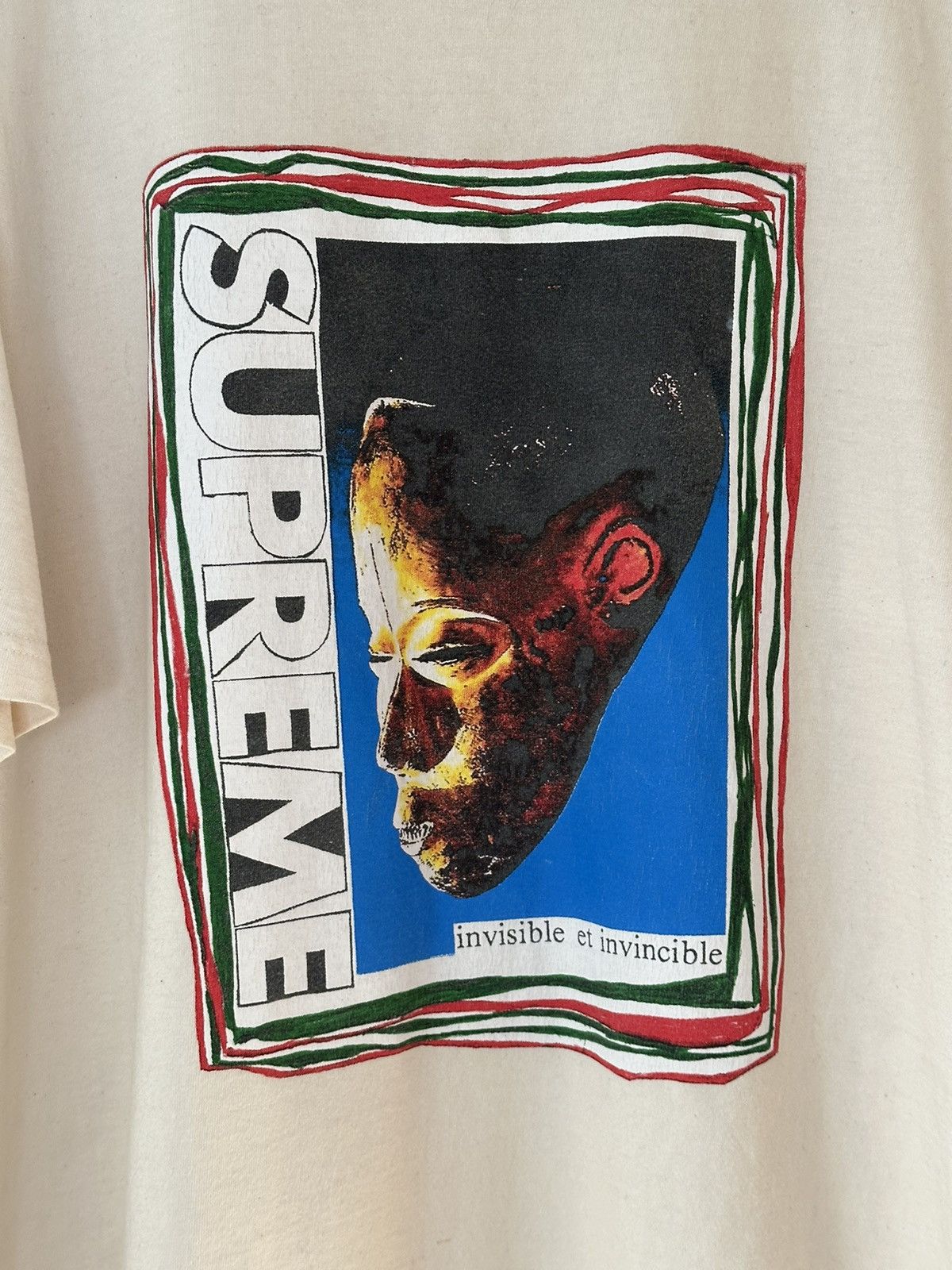 Supreme Supreme Mask Tee Size US XL / EU 56 / 4 - 2 Thumbnail