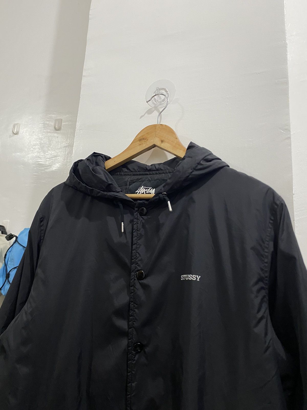 Stussy STUSSY LONG HOODED COACH JACKET Size US M / EU 48-50 / 2 - 4 Thumbnail