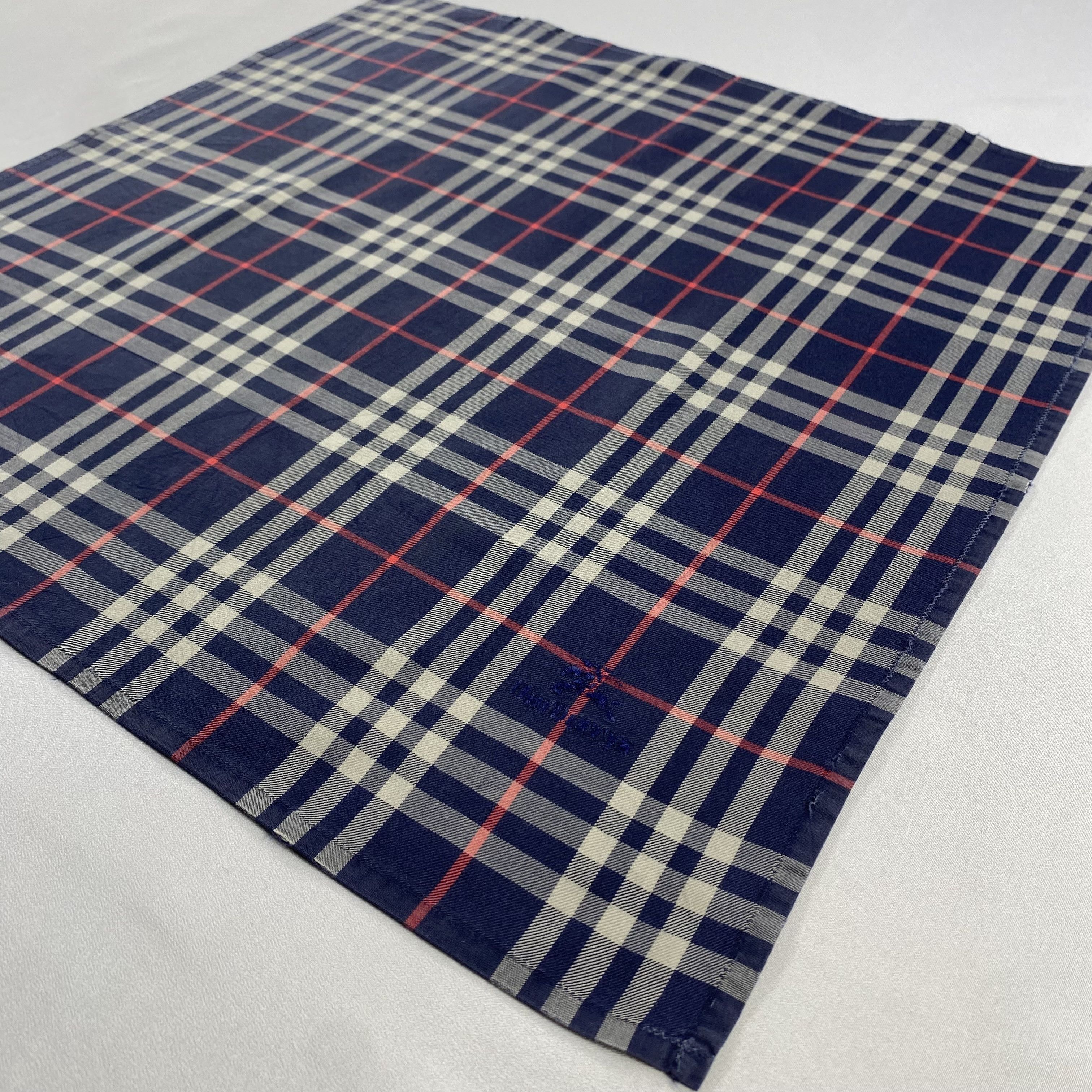 Burberry × Vintage Burberry Handkerchief / Neckerchief / Bandana-P1317 Size ONE SIZE - 2 Thumbnail