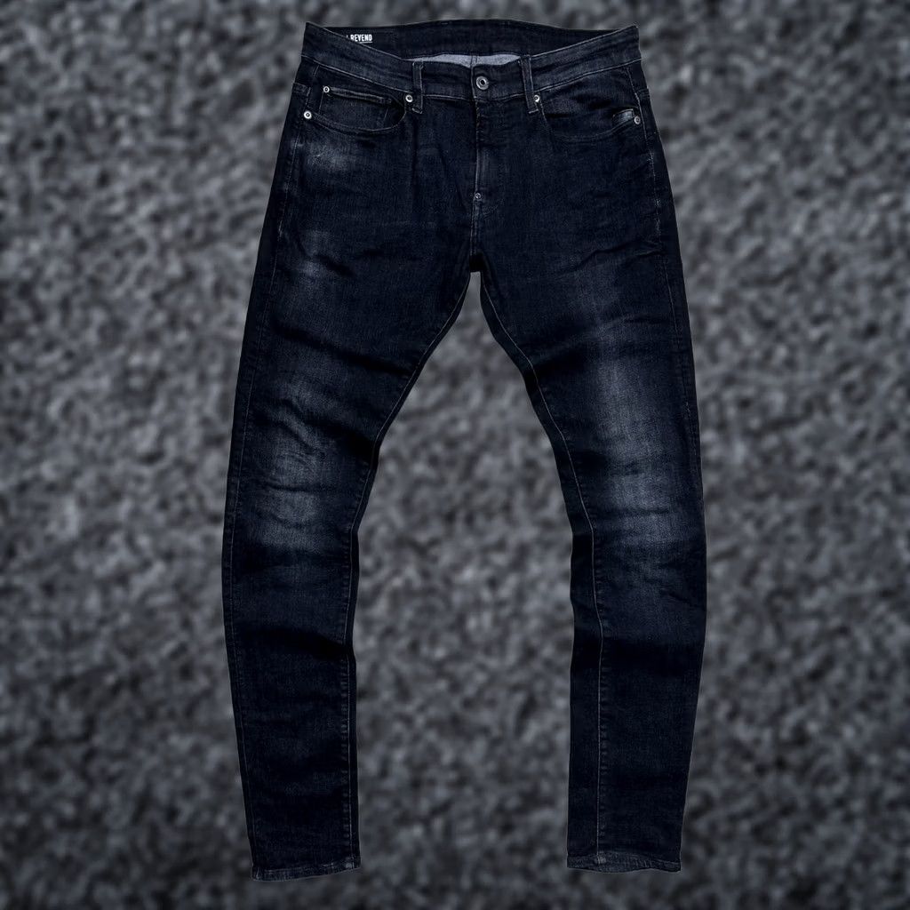 G-Star G Star Raw Men Revend Skinny Denim Pants Jeans - Black - Size 33 Size US 33 - 1 Thumbnail