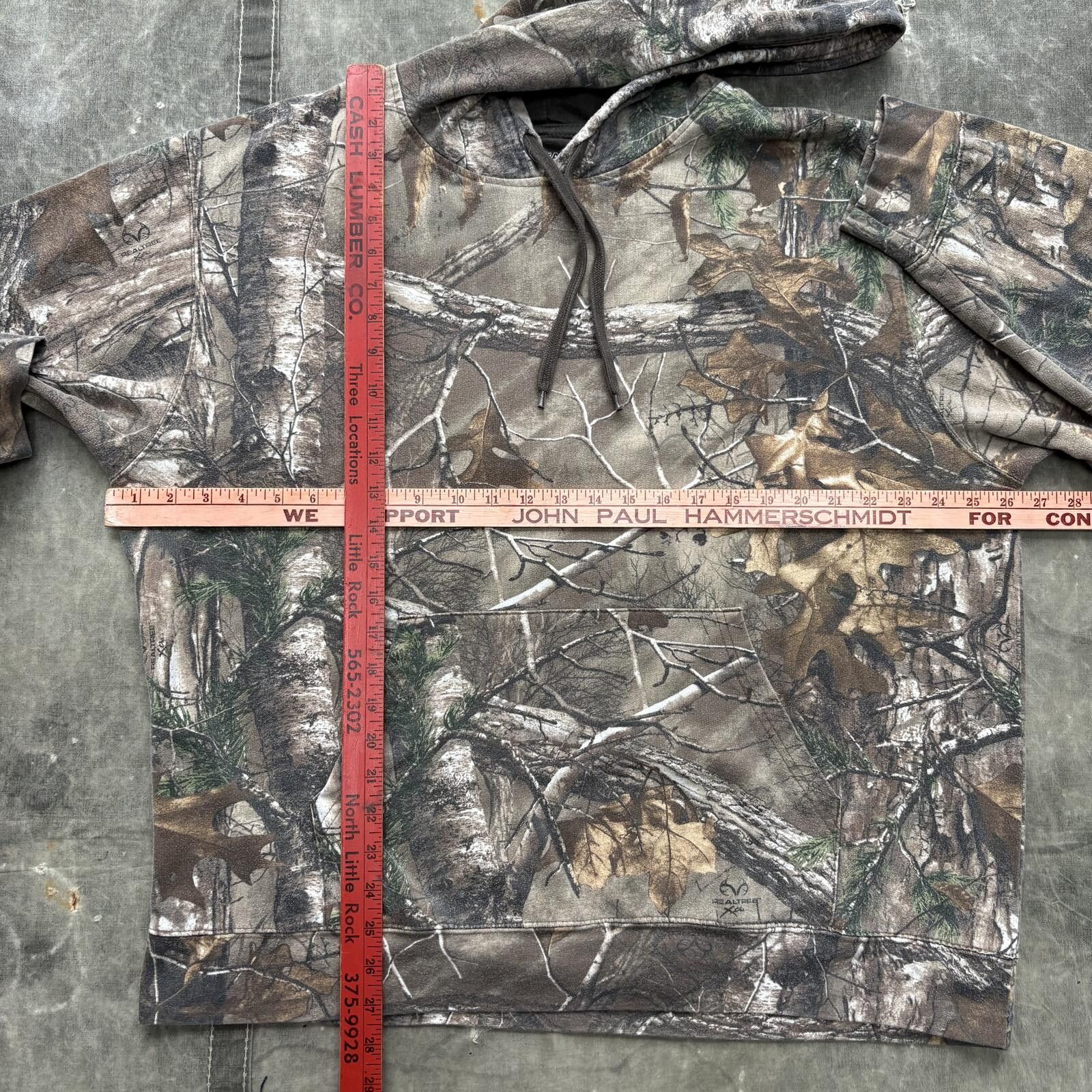 Realtree Vintage Y2K Realtree Xtra Camo Grunge Skater Outdoor Hoodie Size US XL / EU 56 / 4 - 3 Thumbnail