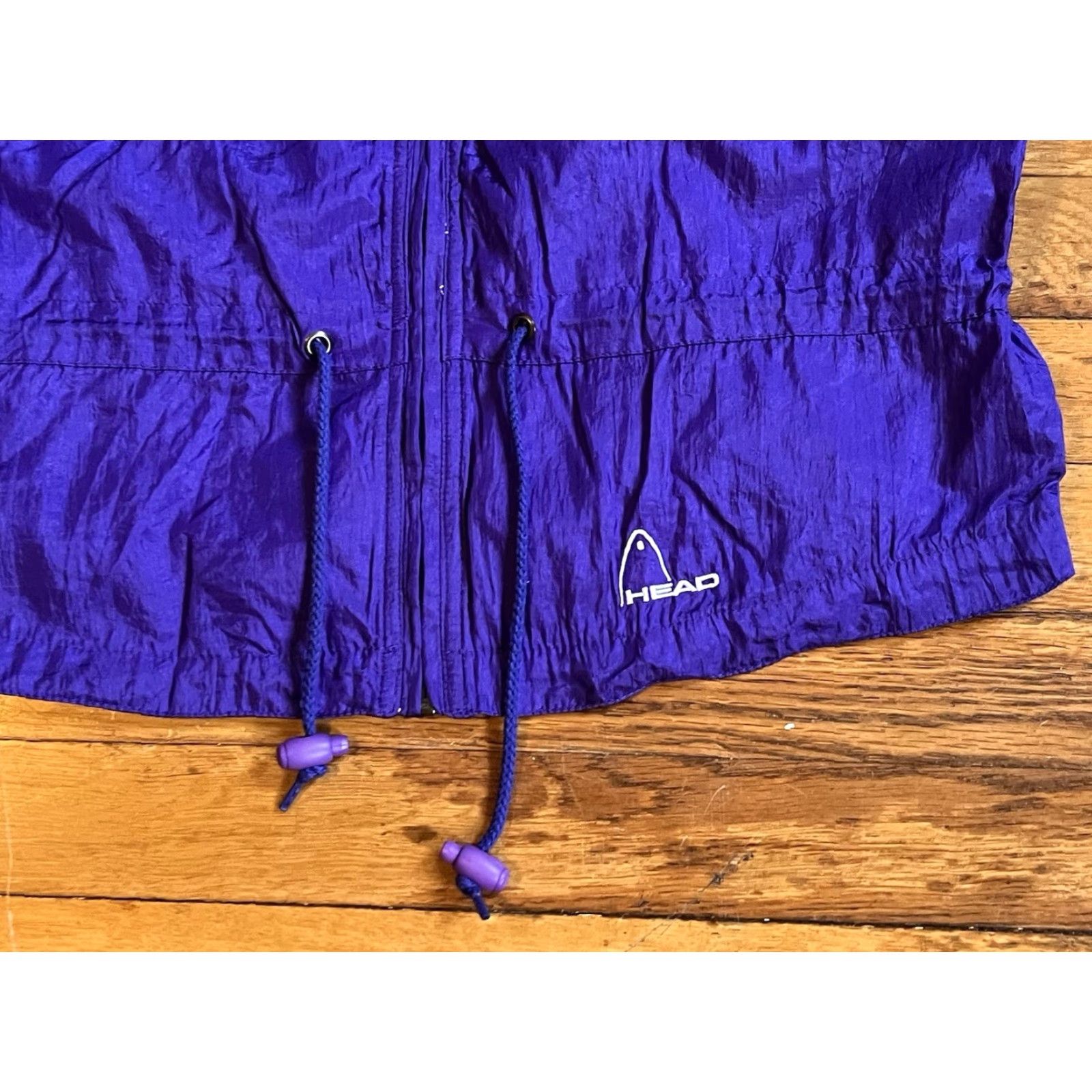 Vintage VINTAGE Head Windbreaker Track Jacket Womens L Purple Iridescent 90s Size L / US 10 / IT 46 - 4 Thumbnail
