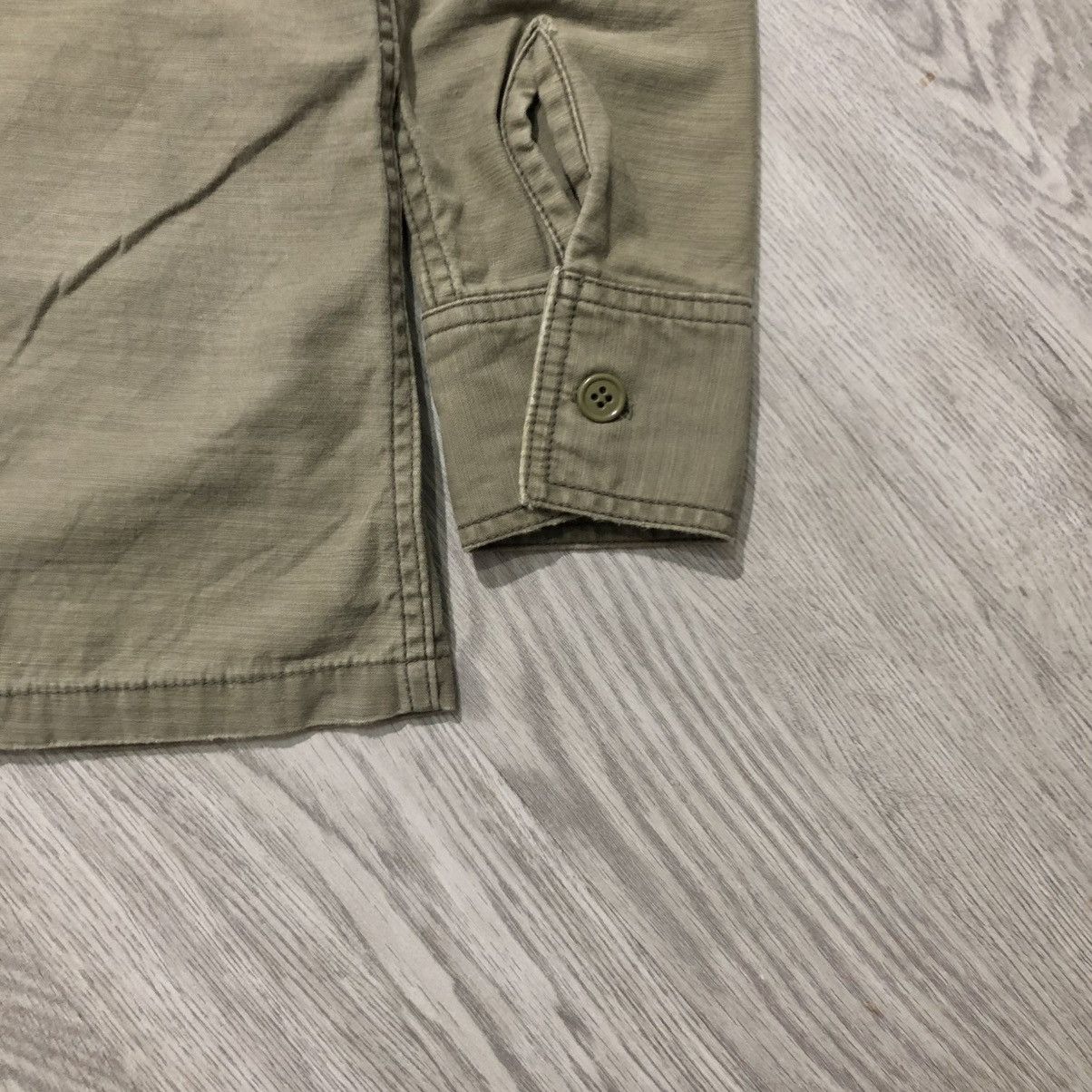 Remi Relief 🇯🇵 Remi Relief Japan Workshirt Double Pocket Military Green Size US XS / EU 42 / 0 - 16 Thumbnail