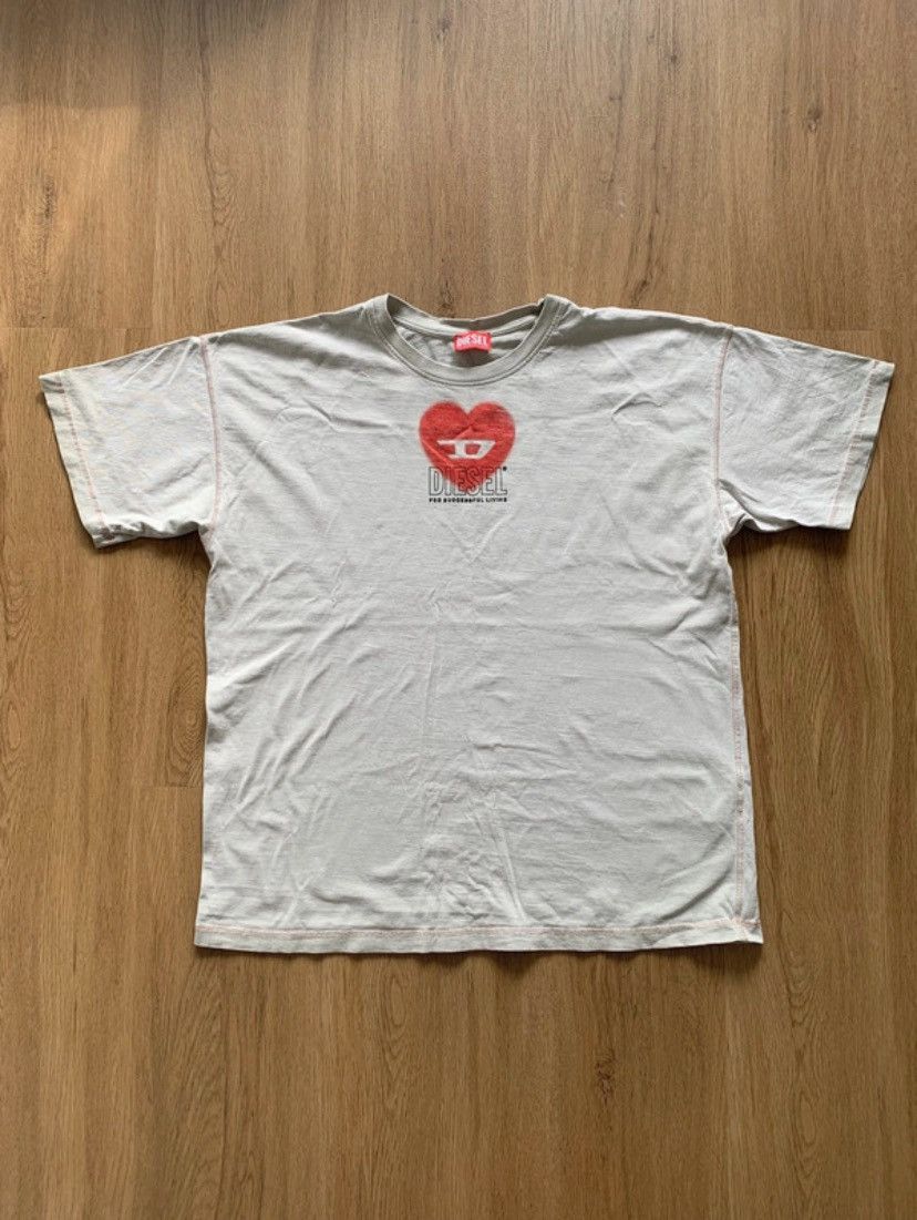 Diesel T-shirt Diesel T-BUXT-N4 Grey Size US XXL / EU 58 / 5 - 1 Thumbnail