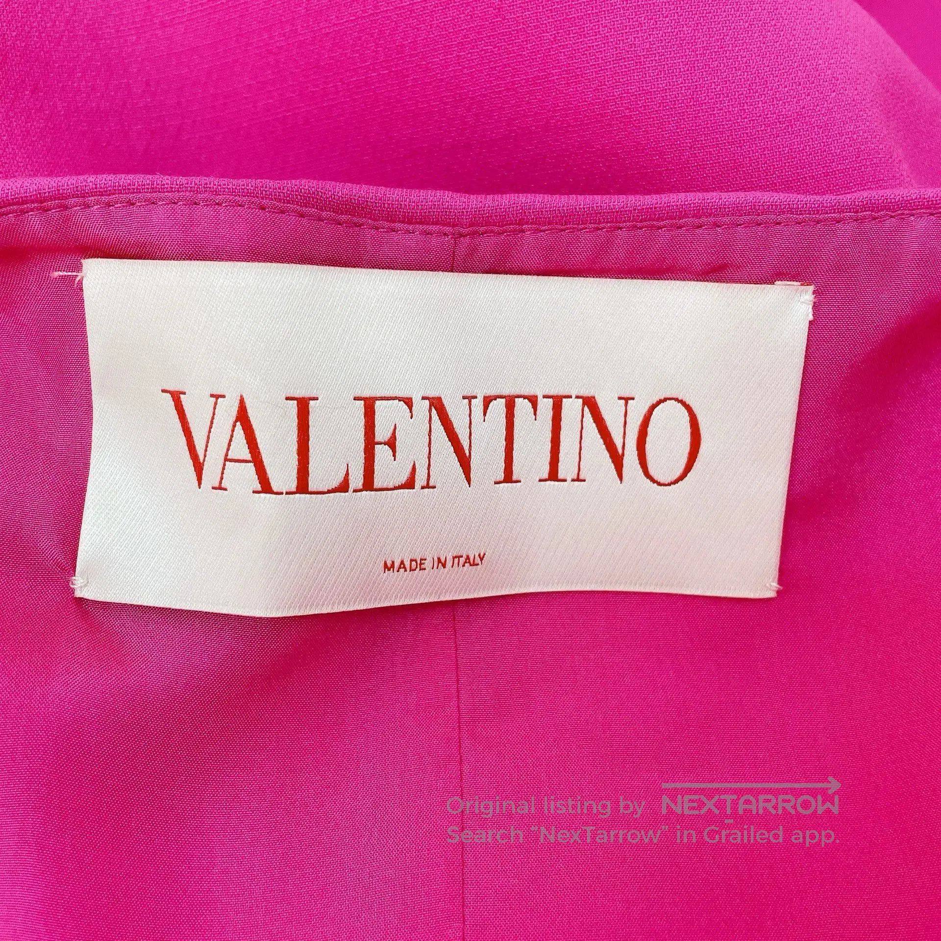 Valentino Valentino Rose Red Sleeveless Jumpsuit. Size 41" - 6 Thumbnail