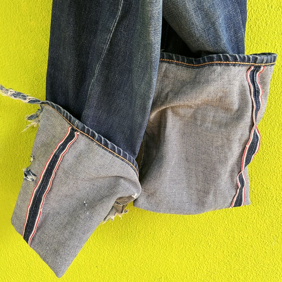 Edwin Vintage Edwin Overalls Sanforized Selvedge Distressed Denim Size US 30 / EU 46 - 13 Thumbnail