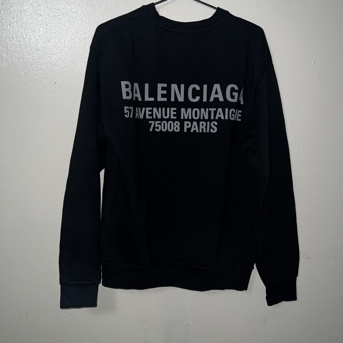 Balenciaga Balenciaga crewneck black Size US L / EU 52-54 / 3 - 3 Thumbnail
